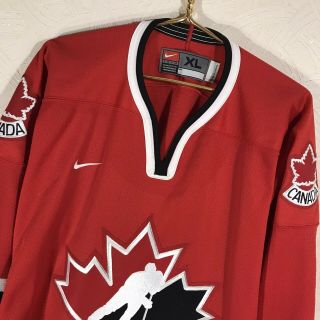 Vintage Team Canada IIHF Authentic Nike Hockey Jersey Size XLarge Very Rare 2
