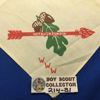 Boy Scout Oa Wituchsundin Lodge 431 N2 Order Of The Arrow Neckerchief