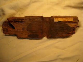 Relic Piece Of Wood From Uss Constitution,  Old Ironsides