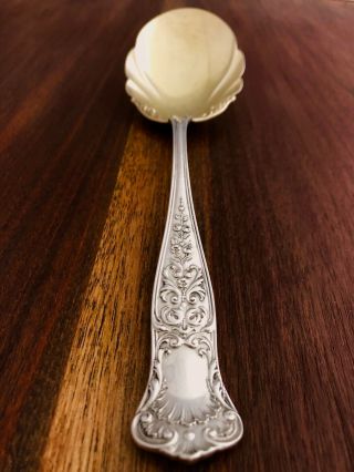 - Gorham Co Parcel Gilt Sterling Silver Casserole / Berry Spoon Maryland 1885