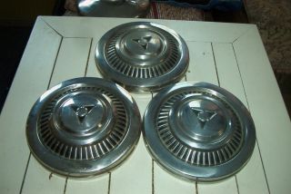 (3) Vintage 69 - 74 Dodge 10 Inch Dog Dish Hubcaps,  Pickup,  Van 2909784