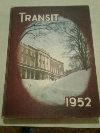 Transit 1952 Vintage Yearbook Rensselaer Polytechnic Institute Troy York