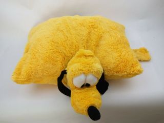 Disney Parks Pluto Plush Pillow Pet Stuffed Animal Authentic Soft