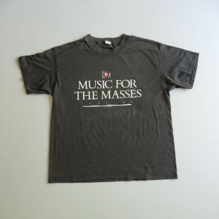 Vintage 80s Depeche Mode Tour T Shirt 1987 1988 Music For The Masses Thin L