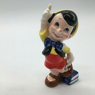 Vintage Walt Disney Japan Pinocchio Ceramic Porcelain Figure