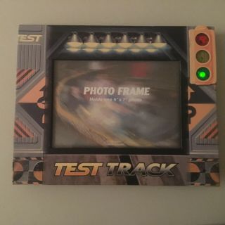 Walt Disney World Epcot 5 " X 7 " Test Track Picture Photo Frame W/ Lights Sounds