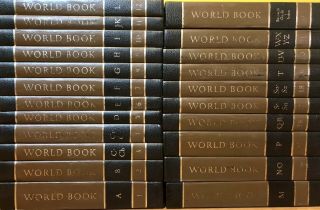 Complete Set Vintage World Book Encyclopedia 1974 Hardcover All 22 Volumes
