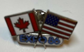 Vintage Canada Expo Pin 1986