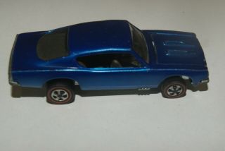 Vintage Redline Hot Wheels Blue Custom Barracuda 1967 Usa