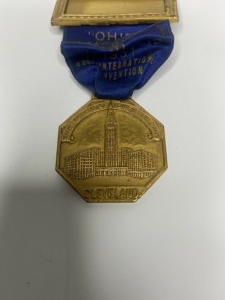 Loyal Order Of The Moose Vintage “43rd Annual Covention” Medal Cleveland Ohio 3