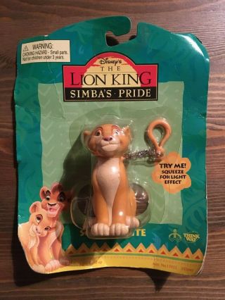 Disney Lion King Simbas Pride Squeeze Light Lite Kiara Key Ring Chain