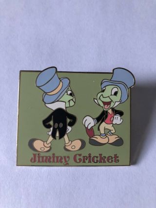 Disney 2004 Pin Jiminy Cricket Model Sheet 2 1.  75 " X2 " Le1000