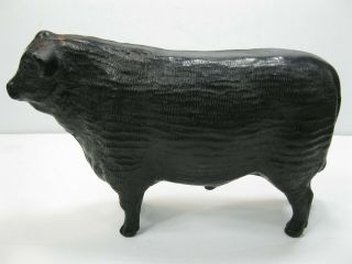 Hartland Plastics Black Angus Cow / Bull Farm Animal Toy Vintage Read Ad