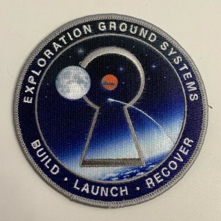 Nasa Exploration Ground Systems Patch Build Launch Recover Space Center Nos