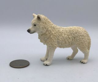 Schleich Adult Arctic Wolf White Wildlife Figure Wolves 14742
