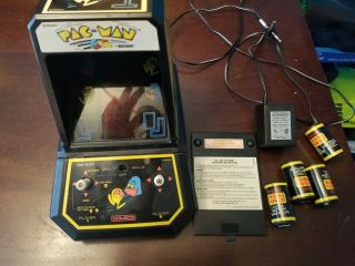 Vintage Pac - Man Coleco Tabletop Mini Arcade Video Game Puck Monster 1981