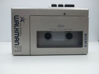 Sony Walkman Wm - F1 Vintage Fm Stereo Radio Cassette Player.