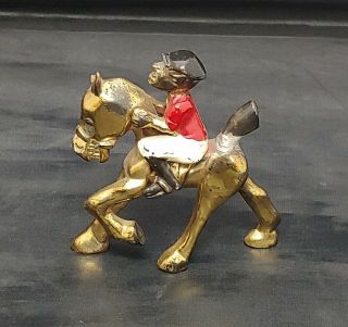 Vintage Bronze Horse And Jockey Kronheim & Oldenbusch 1935 Bronze K&o Co