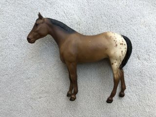 Vintage Breyer Quarter Horse Yearling 103 Matte Bay Appaloosa Lighter Variation