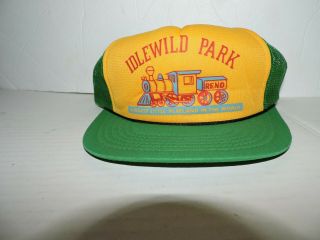 Vintage Idlewild Amusement Park Hat Snapback Trucker Cap Hat