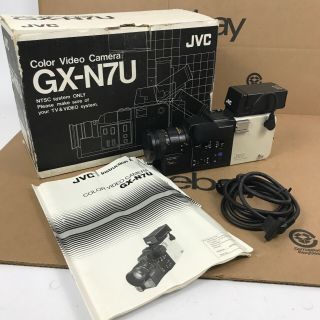 Jvc Gx - N7u Vintage Color Video Camera & Box (no Charger) 2.  A3