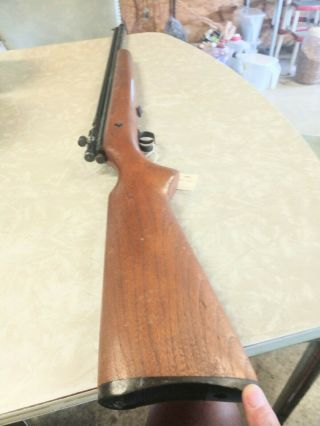 Vintage Crosman 114 Co2 " 22 " Cal Pellet Rifle,  Usa,  Wood Stock.  No 2