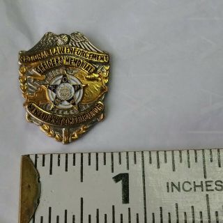 Mini Badge Pin National Law Enforcement Officers ' Memorial Kentucky Contributor 2
