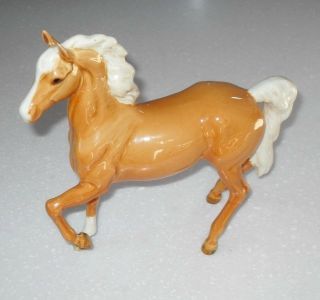 Vintage Beswick Prancing Arab Palomino Horse Model 1261 1st Version