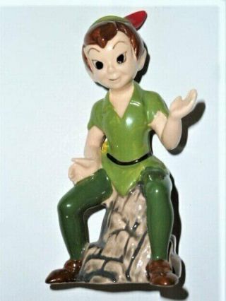 Vtg Walt Disney Peter Pan 5 " & Tinkerbell 3 " Figurines 1987/1984 Read