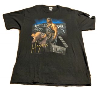 Hulk Hogan Vintage 1998 Sz.  Xl Nwo Wcw Starter T - Shirt Wwf Wwe Aew Ric Flair Nwa