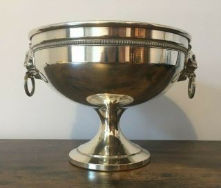 Large Not Engraved Vintage Silver Plate Trophy/table Centerpiece,  Trophies