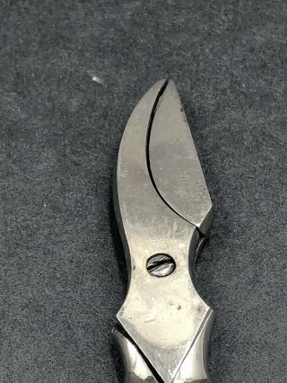 Sterling silver grape scissors with German steel blades 3
