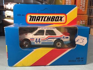 Vintage 1981 Matchbox Int’l Mb 44 Skoda 130 Lr In Package
