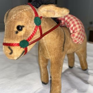 Vintage Steiff Donkey / Burro 4 1/2” Tall