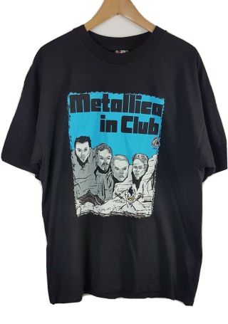 Mens The Metallica In Club T Shirt Xl Extra Large 1998 Vintage Vtg Giant