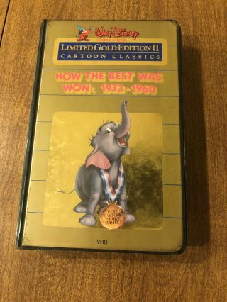 Walt Disney Limited Gold Edition Ii How The Best Was Won Cartoon History 1933 - 60