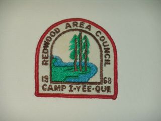 Camp I - Yee - Que Redwood Area Council 1968