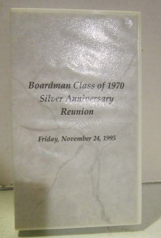 Ohio Boardman High School Class Of 1970 Silver Anniversary Reunion 1995 Vhs Tape