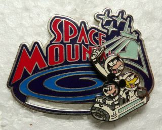 Dlr Disney Pin Tomorrowland Space Mountain Slider Fab 3 Le 3600