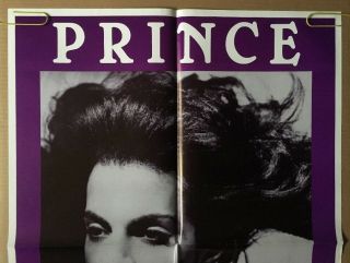 Vintage Poster Prince Concert ‘90 Promo Pin - up 1990 Music Memorabilia Retro Ad 2