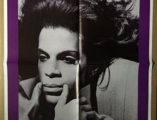 Vintage Poster Prince Concert ‘90 Promo Pin - up 1990 Music Memorabilia Retro Ad 3