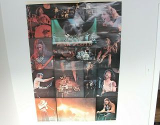 Extra Large Pink Floyd Poster 1977 70’s Vintage 58”x39” Rock Roll