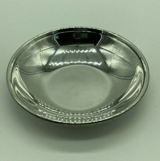 Vintage Tane Hecho En Mexico 925 Sterling Silver Small Trinket Dish/bowl 3.  25 "