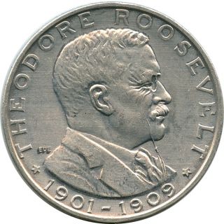 Theodore Roosevelt Teddy 26th President York Republican Token Coin