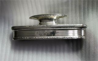 Birks Antique Sterling Silver Nail Buffer Polisher Gold Washed 142 Gr Scrap