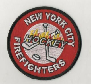 Fdny Fire Patch York City Hockey Firefighters