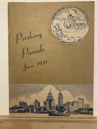 1951 John J Pershing High School Annual Yearbook Detroit Michigan Mi