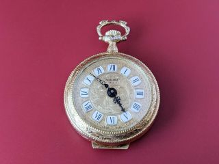 Vintage Solora Swiss Made Pocket Watch With Alarm Brevet Movement 227383
