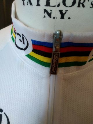 2002 MAPEI FREIRE vintage rainbow jersey cycling maglia ciclismo Merckx 2