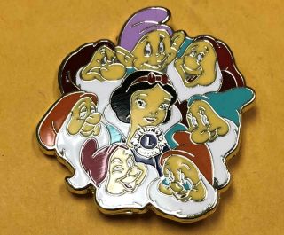 Snow White And The 7 Dwarves Pin Lions Club Pins